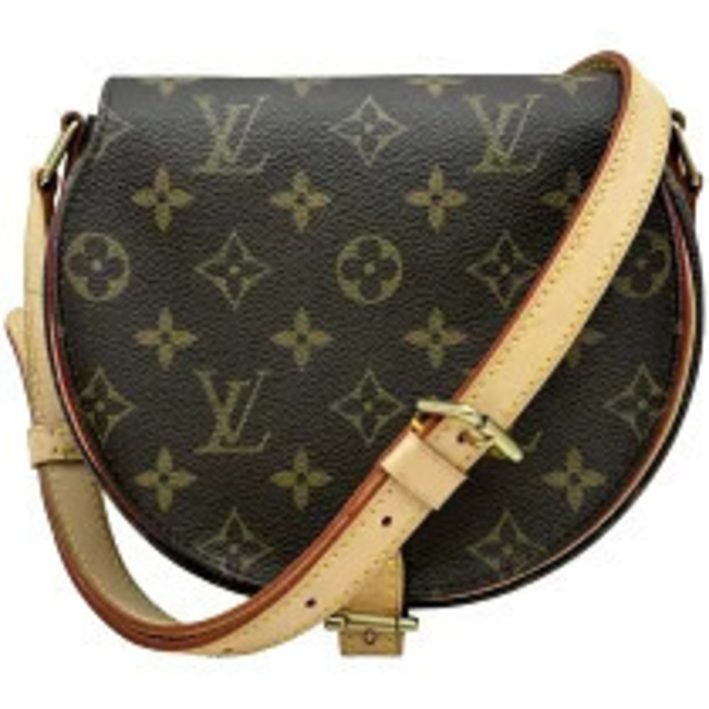 Louis Vuitton Tambourin Brown Monogram Canvas Shoulder Bag
